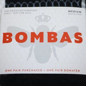 - - Bombas crew unisex socks size medium lot of 4 pairs NWT